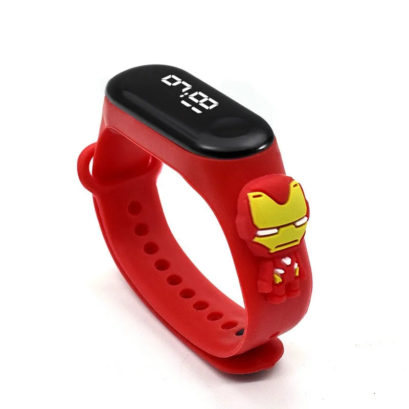 Marvel Cartoon Children's Watch Toy with Display Waterproof