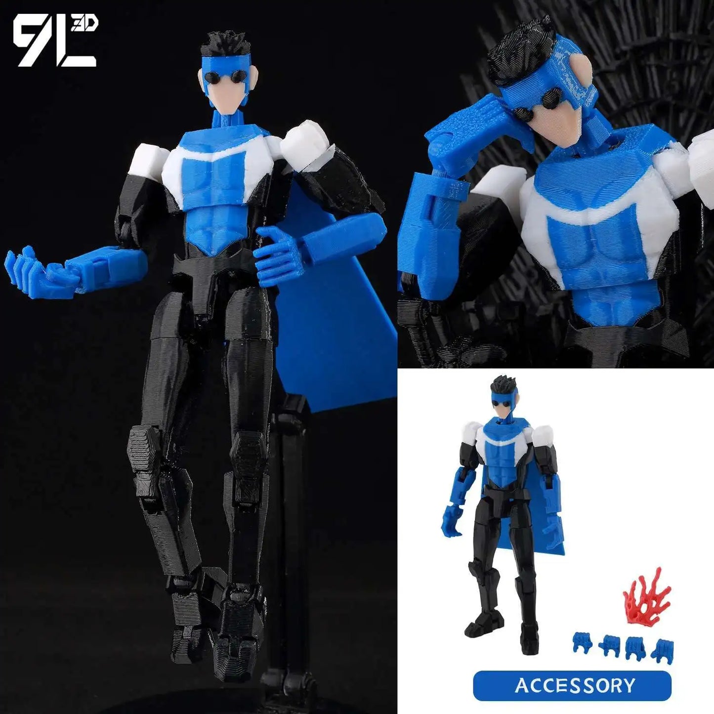 Atom & Atom Smasher 3D Action Figures – DC Collector Set