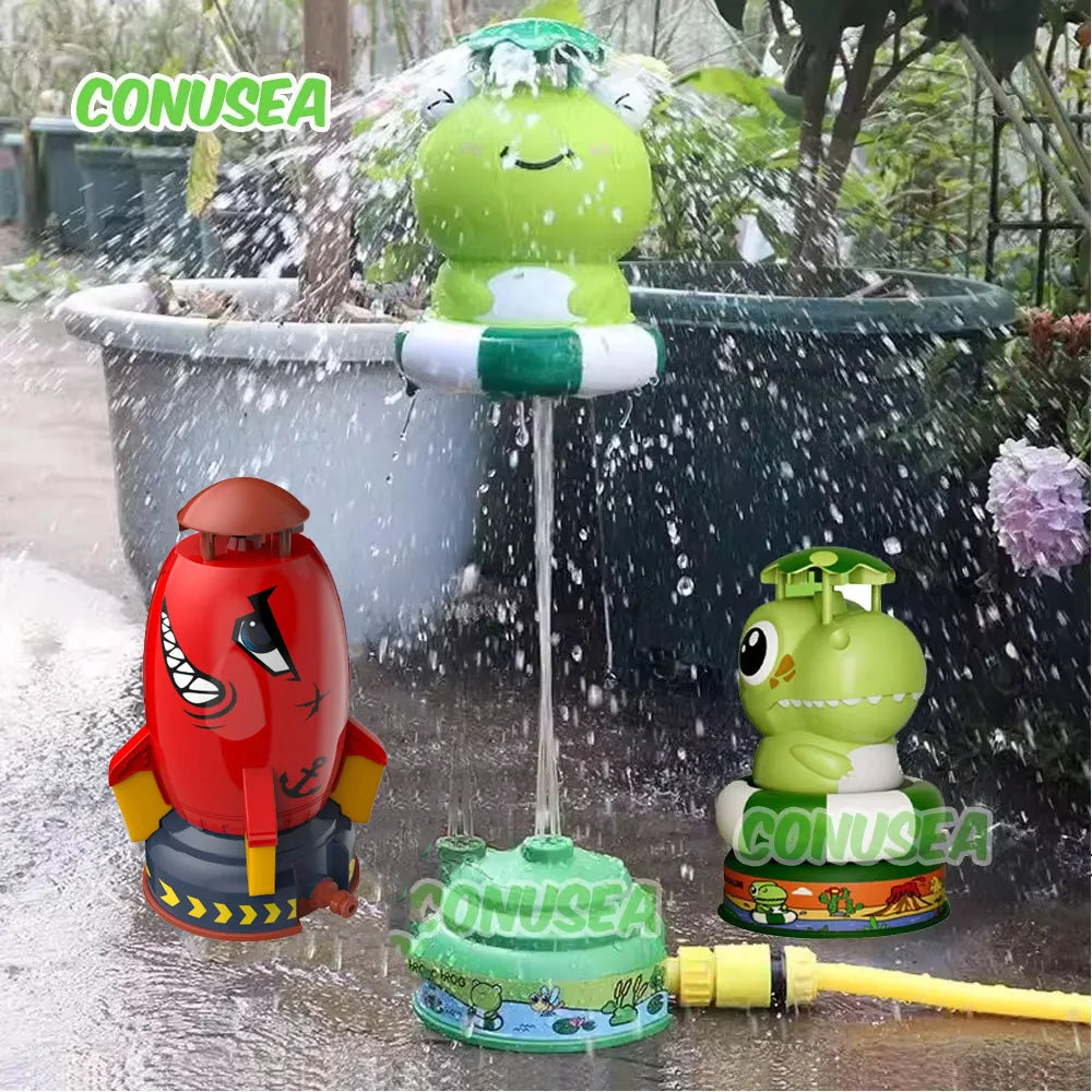Flying Jet Spray Rotating Children's Water Play Toy