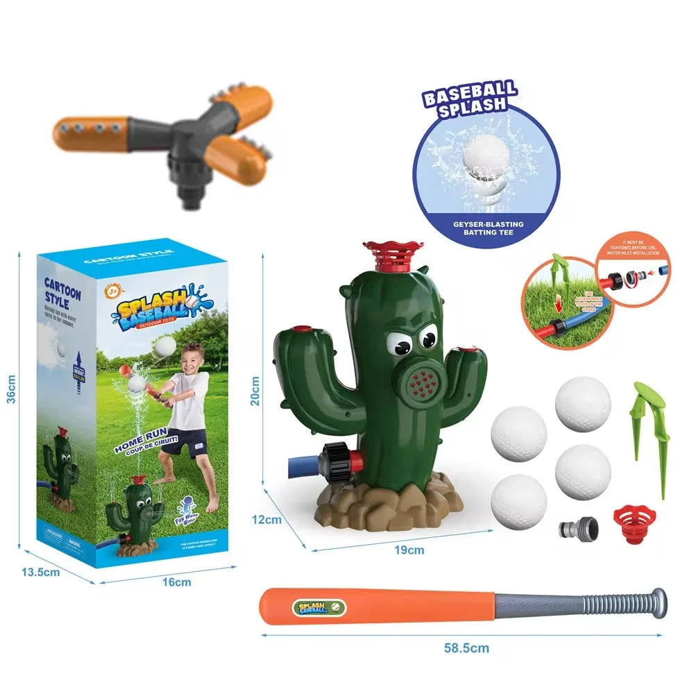 Cartoon Hydrant Sprinkler Water Spray Toy for Kids