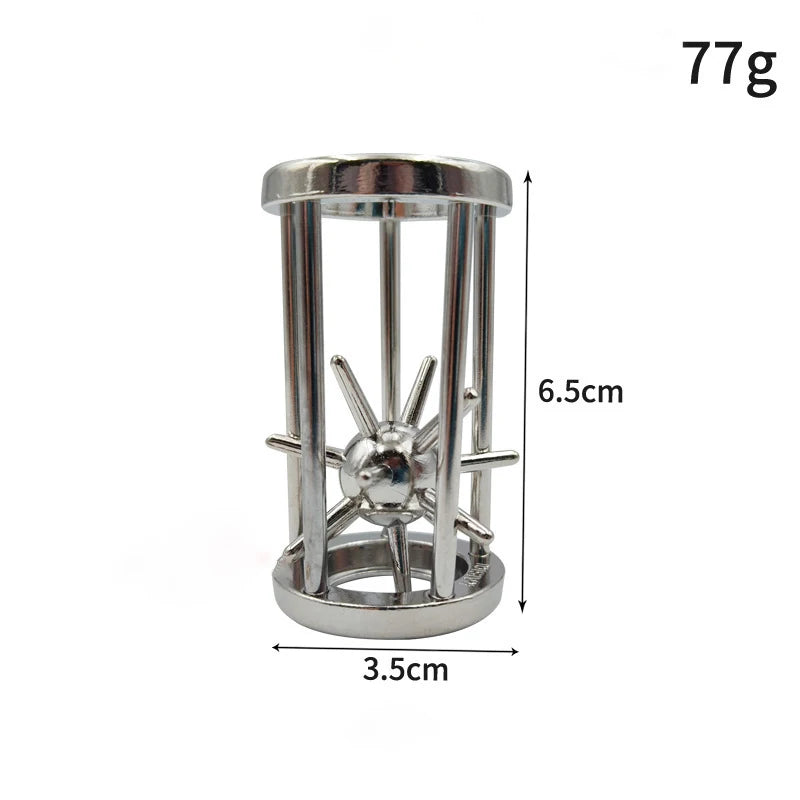 Classic Metal IQ Lock Puzzle Toy