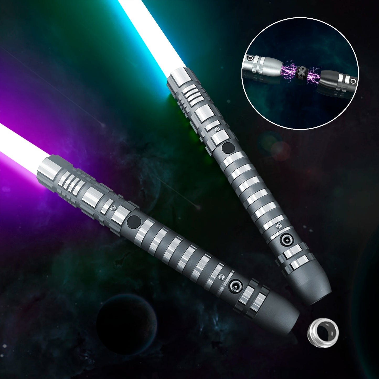 Metal Light Saver Toy Four sound modes and impact effects in 16 colors