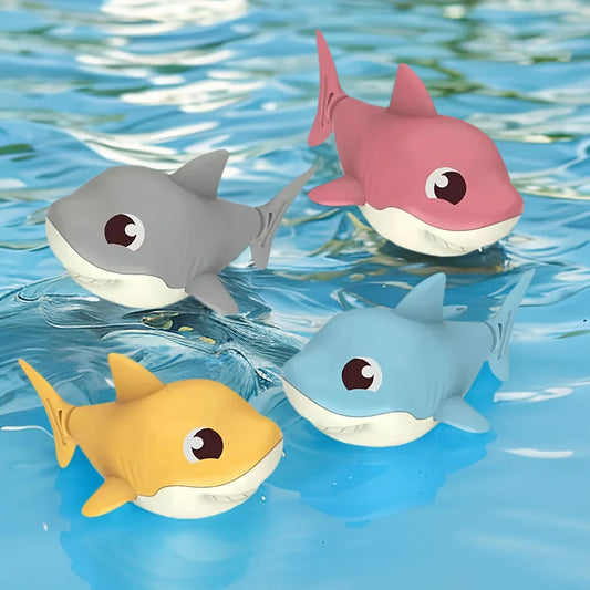 Cartoon Shark Water Toy – Baby Bath & Beach Fun