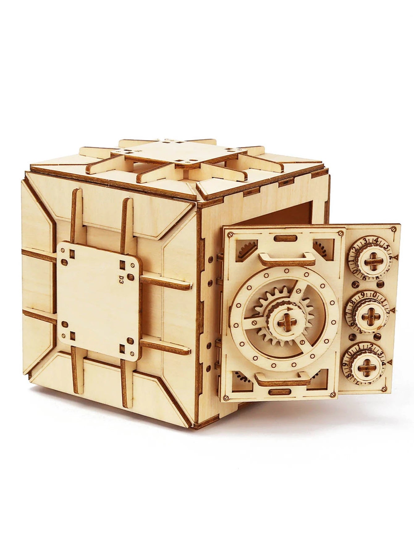 3D Wooden Puzzle Locker Box Toy