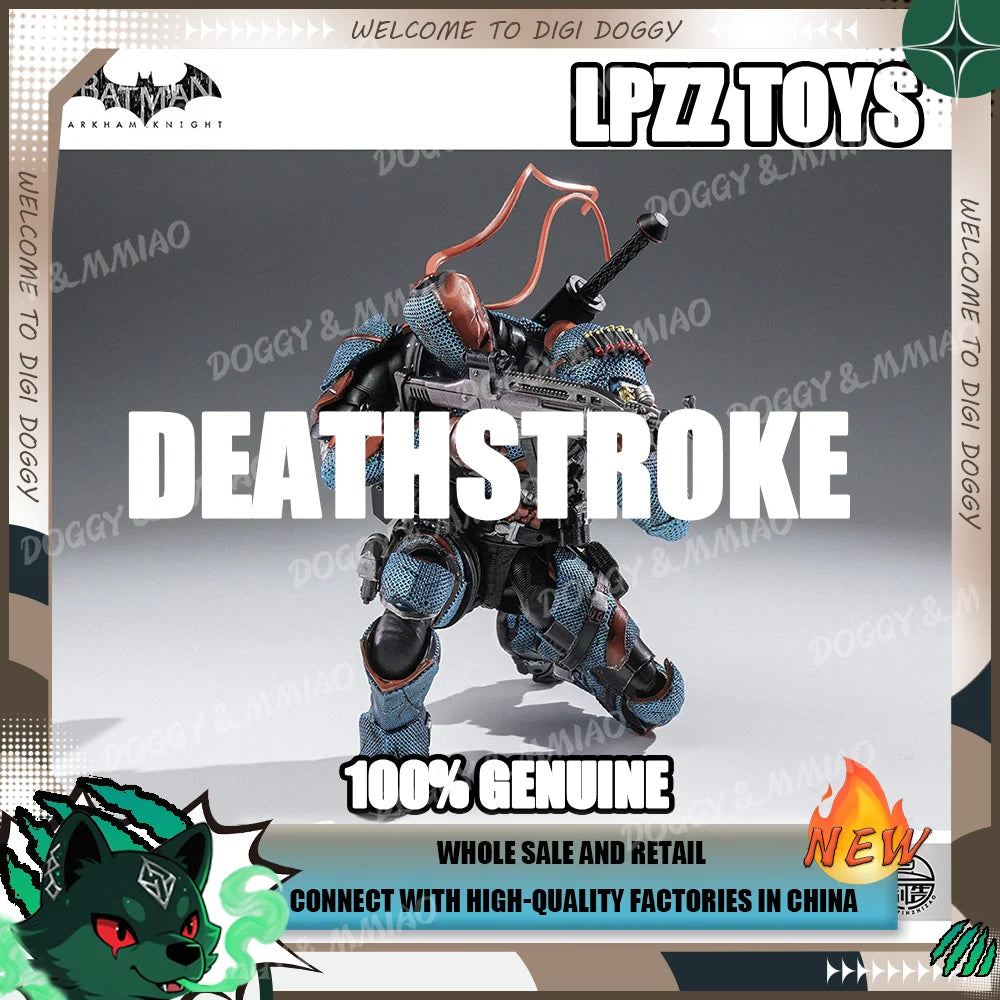 LPZZ Arkham Knight & Deathstroke Action Figures – 1/12 DC Toy