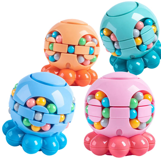 Magic Bean Rotating Fidget Cube Toy