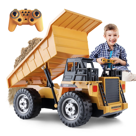 RC Excavator & Dump Truck – Construction Toy