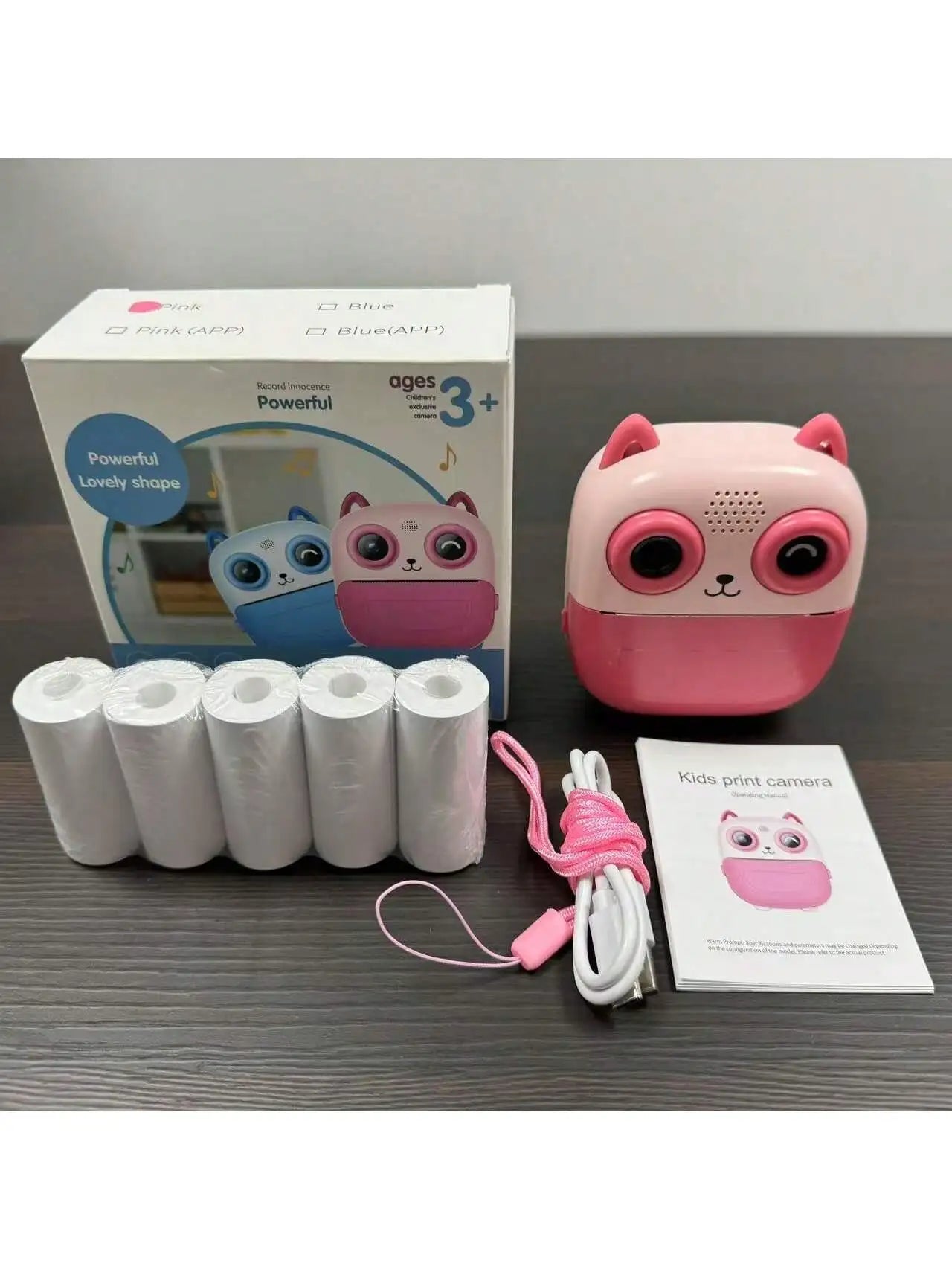 Kids Instant Camera – Photo & Video Print Toy