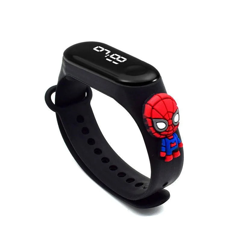 Marvel Cartoon Children's Watch Toy with Display Waterproof