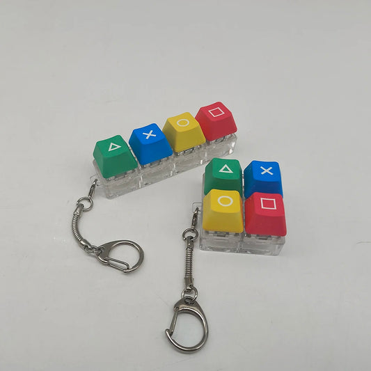 Squid Game Mechanical Keyboard Keycap Tester Keychain Fidget Toy