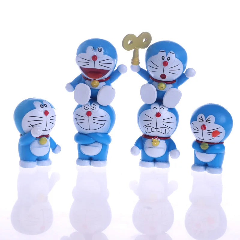 Doraemon Nobita & Shizuka Action Figure Set PVC Toy
