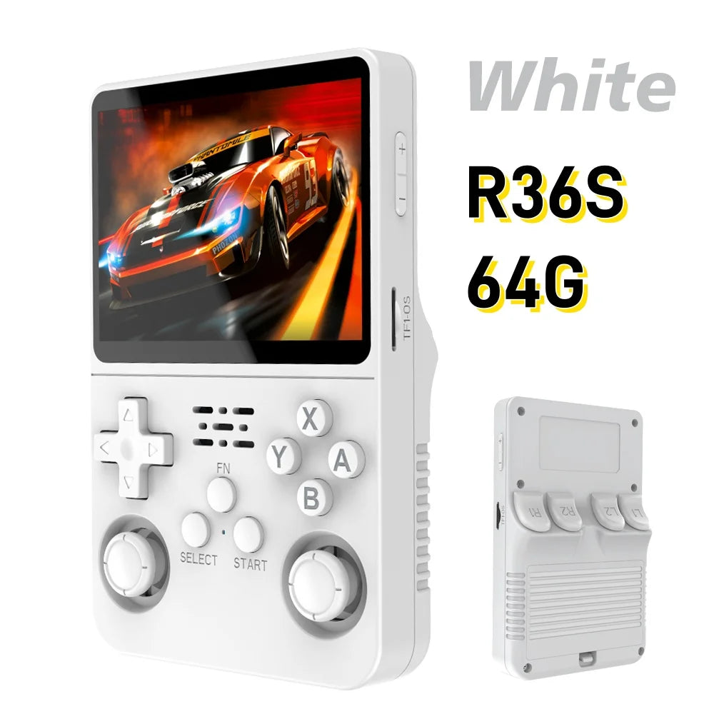 R36S Retro Handheld Game Console Toy – 3.5" IPS 128G