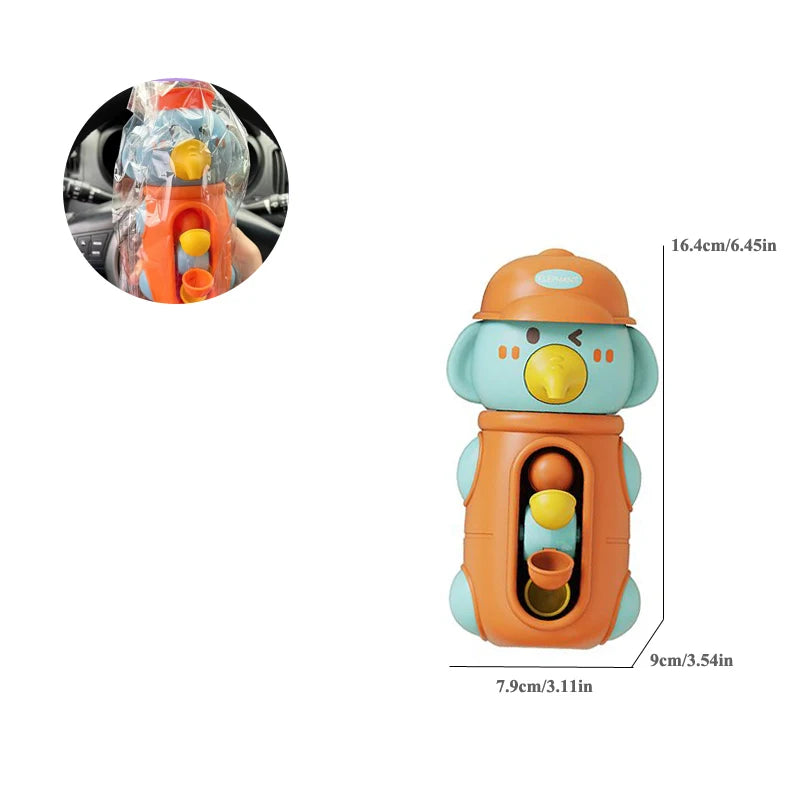 Baby Bath Toy – Duck & Elephant Water Spinner