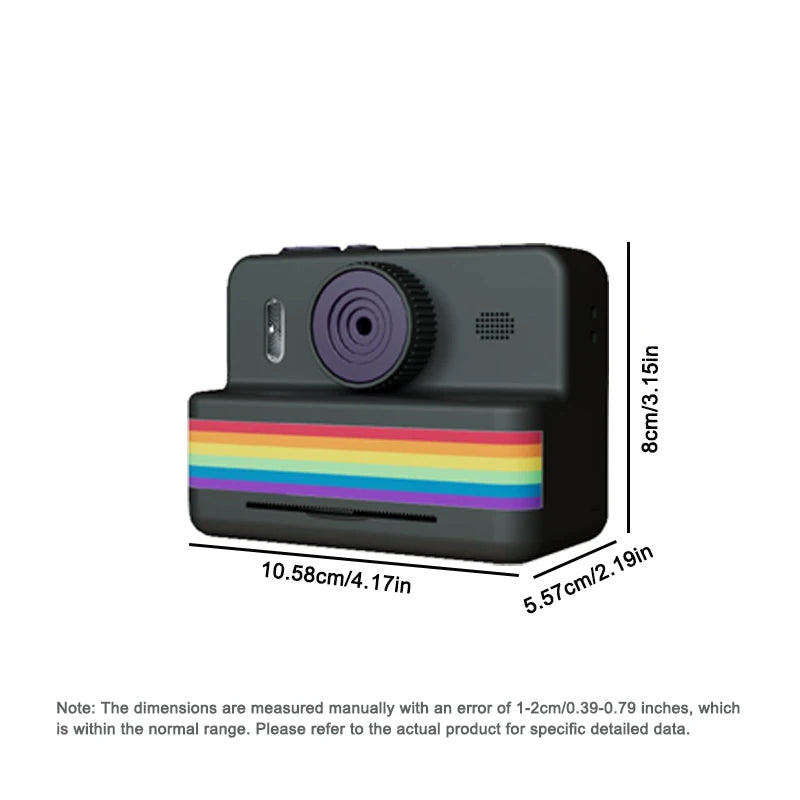 Kids Digital Camera with Mini Printer – Instant Photo Toy