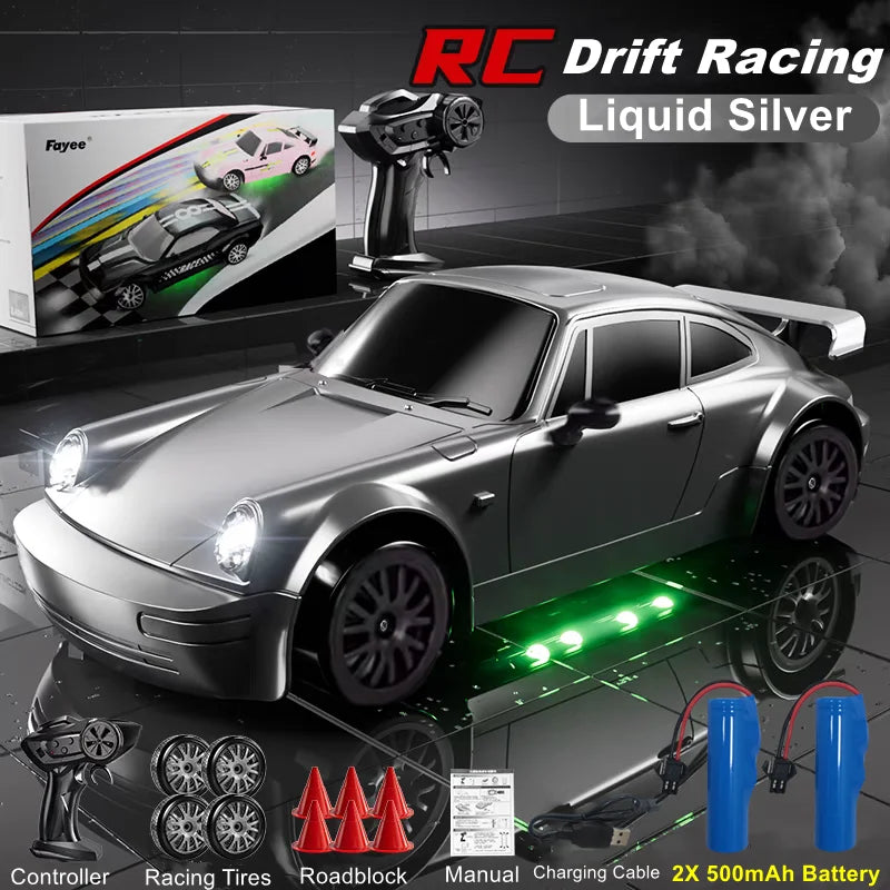 4WD RC Drift Car – High-Speed LED Toy