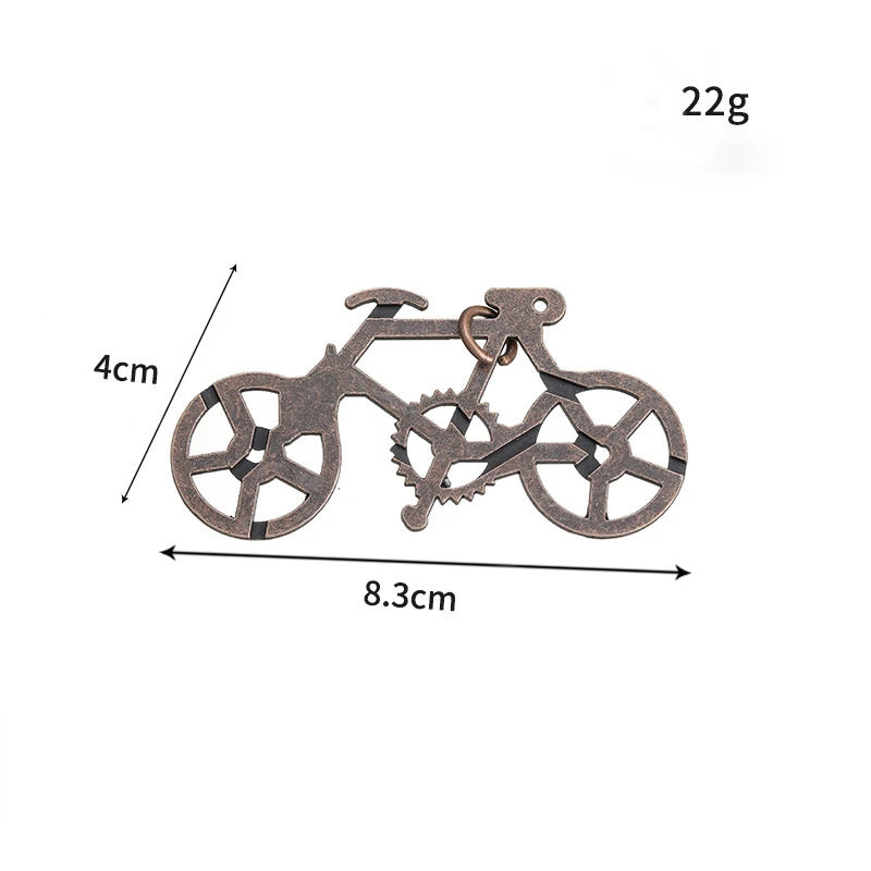 Classic Metal IQ Lock Puzzle Toy