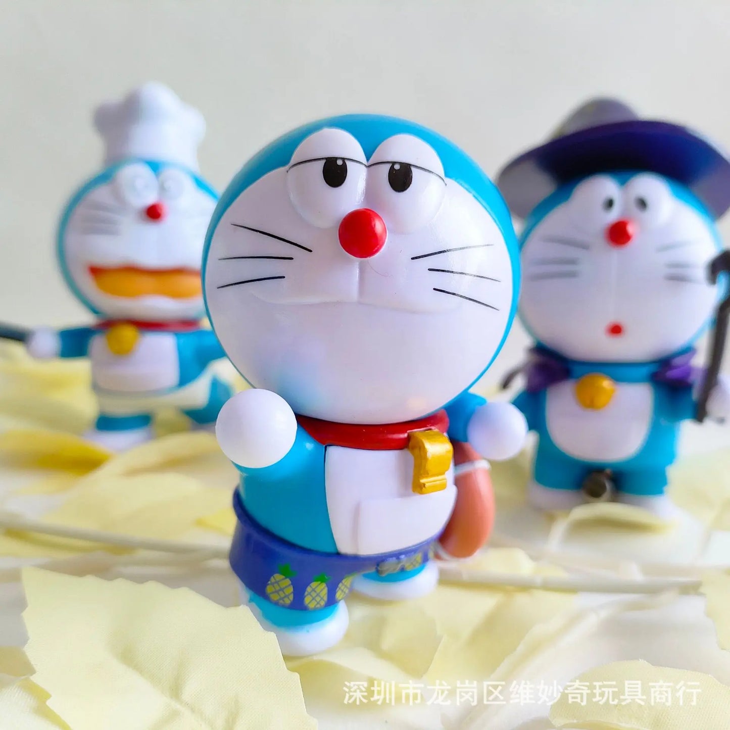 Doraemon Nobita & Shizuka Action Figure Set PVC Toy