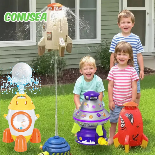 Flying Jet Spray Rotating Children's Water Play Toy