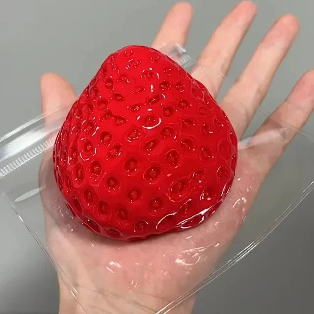 Strawberry Squishy Toy – Slow Rebound Stress Relief Squeeze