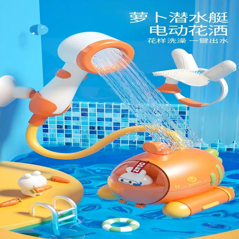 Radish Submarine Bath Toy – Electric Water Play