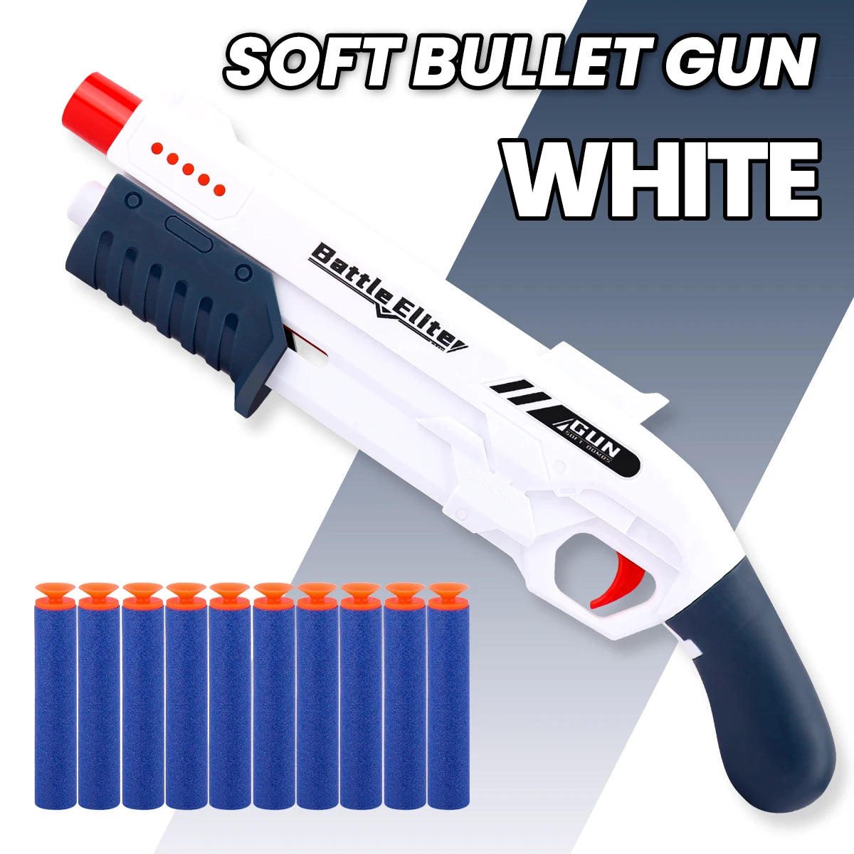 Kids Soft Bullet Blaster Foam Dart Toy Gun