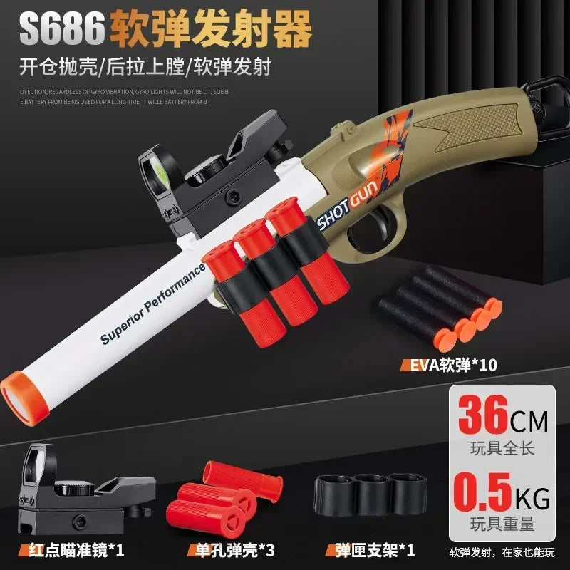 Gun Soft Launcher for Sports CS Game Mini Shooting Toy