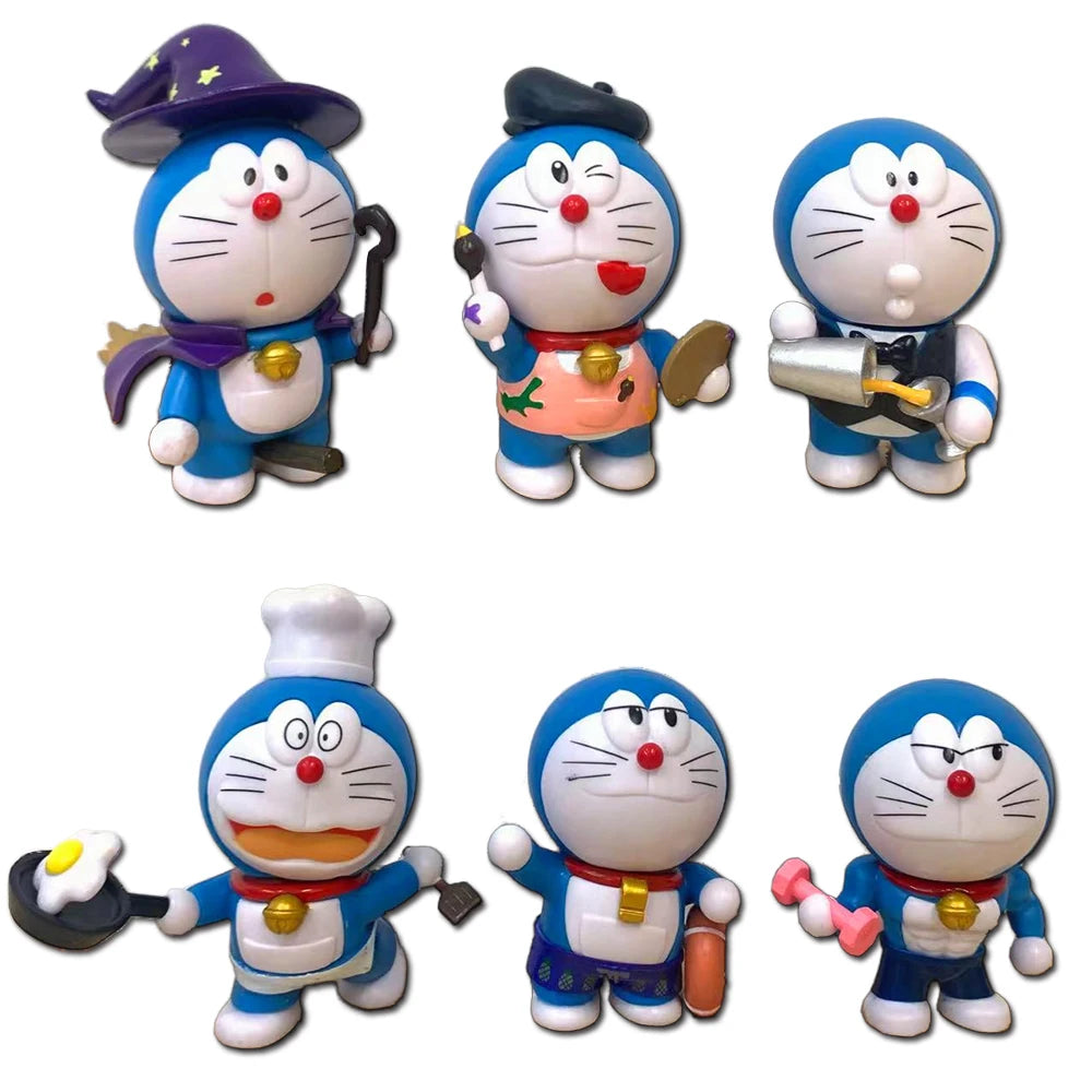 Doraemon Nobita & Shizuka Action Figure Set PVC Toy