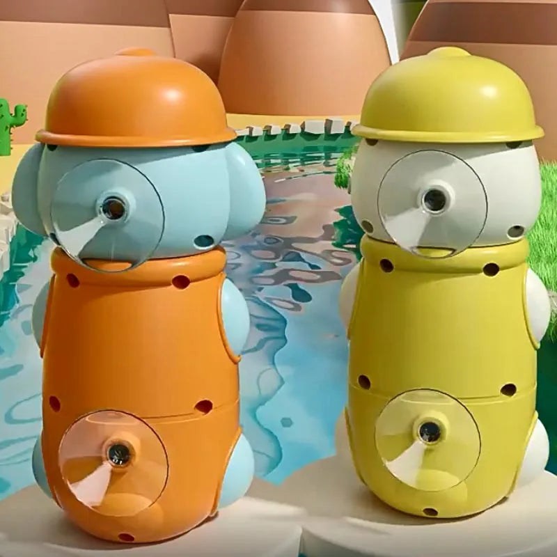 Baby Bath Toy – Duck & Elephant Water Spinner