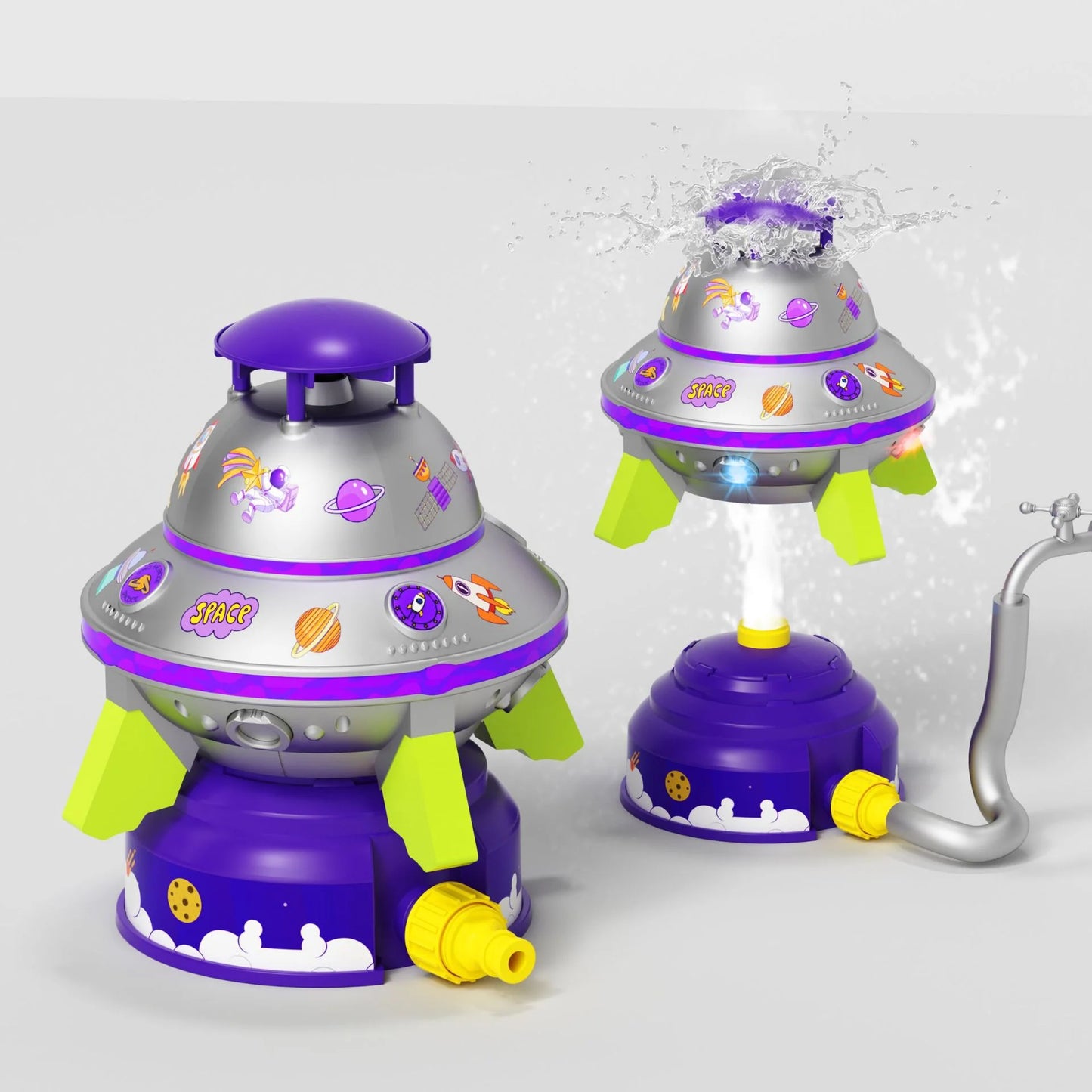 Flying Jet Spray Rotating Children's Water Play Toy