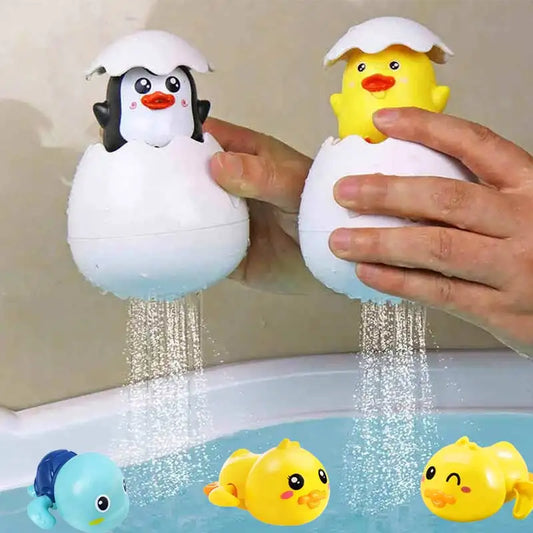 Baby Bath Toy – Duck & Penguin Water Sprinkler