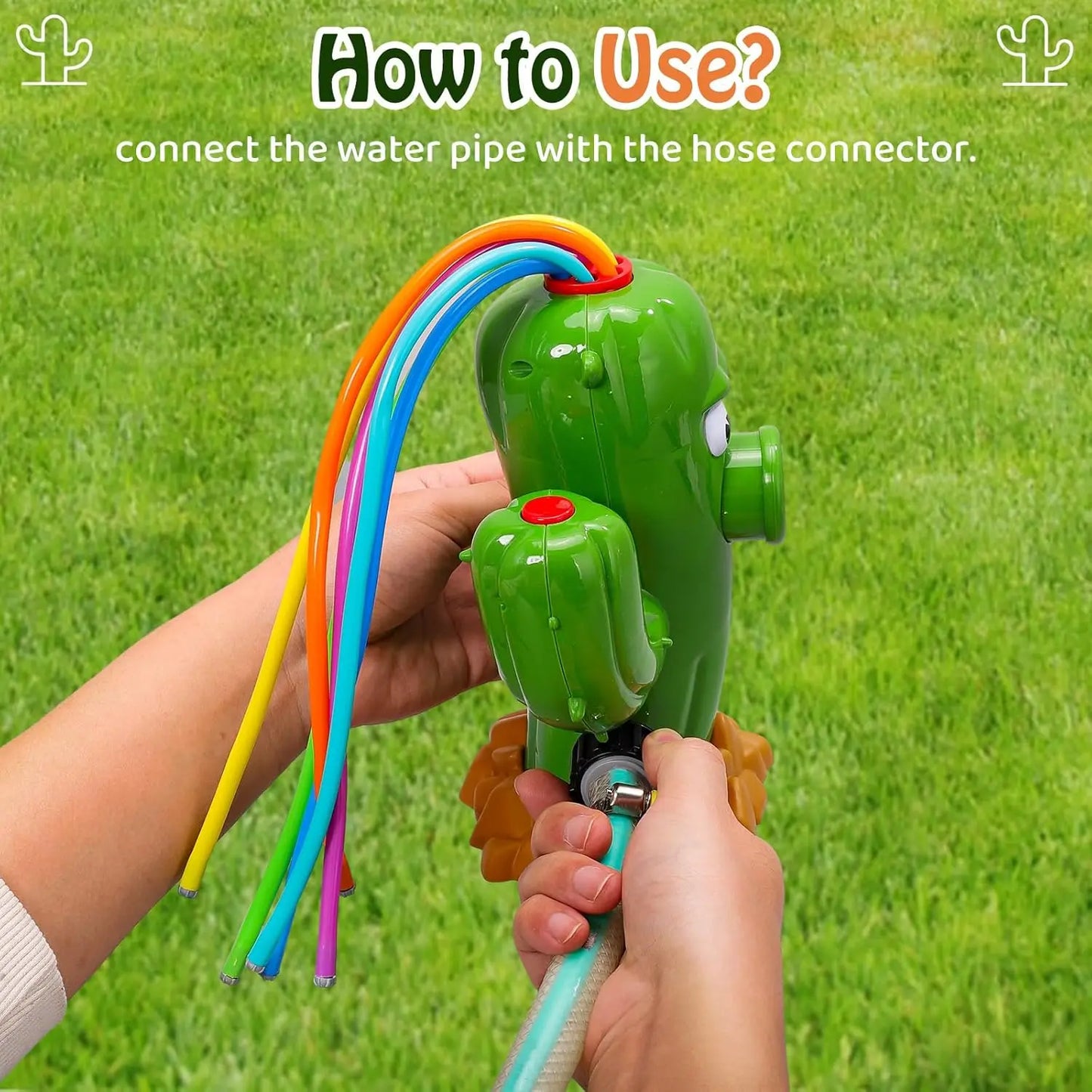 Cartoon Hydrant Sprinkler Water Spray Toy for Kids