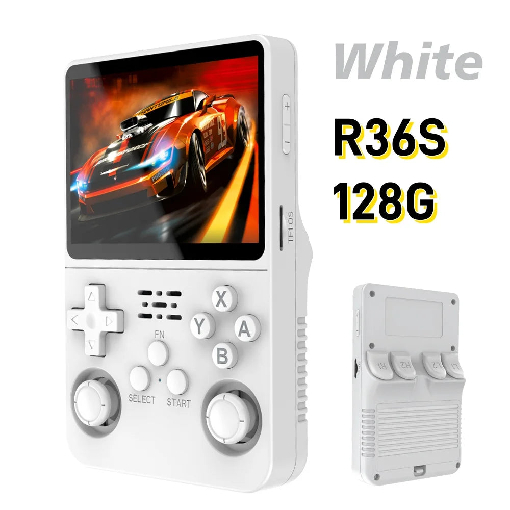 R36S Retro Handheld Game Console Toy – 3.5" IPS 128G