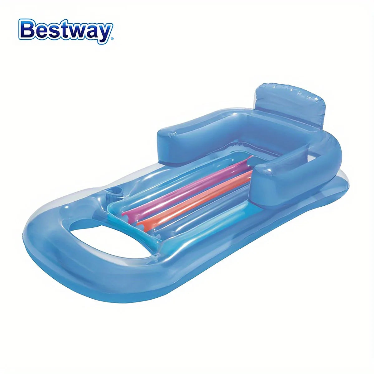 Inflatable Pool Float with Headrest – Bestway Lounger