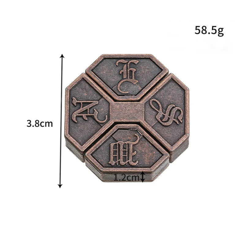 Classic Metal IQ Lock Puzzle Toy