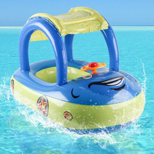 Car-Shaped Toddler Pool Float – Baby Swim Ring Toy