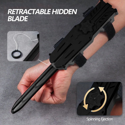 telescopic folding hidden blade weapon toy