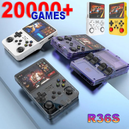 R36S Retro Handheld Game Console Toy – 3.5" IPS 128G