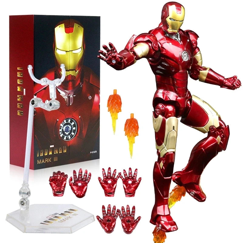 ZD Toy Iron Man Action Figure – 7" Movable Toy