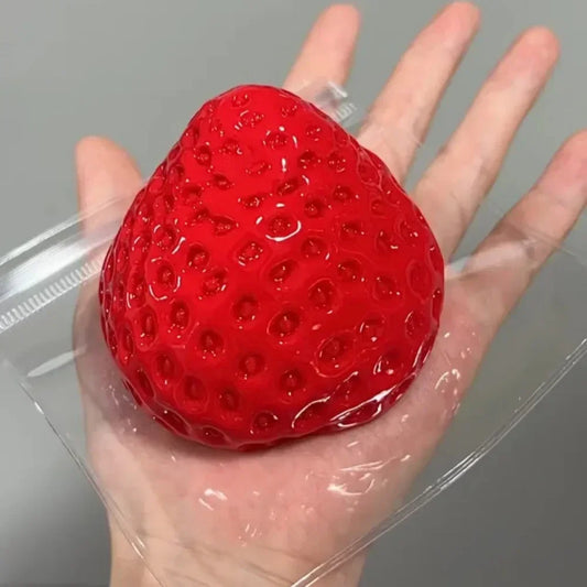 Strawberry Squishy Toy – Slow Rebound Stress Relief Squeeze