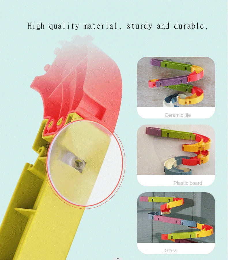 Baby Bath Toy – Duck Water Slide with Suction Cup