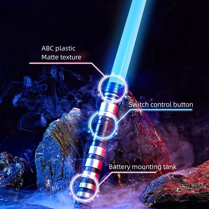 Retractable 7-Color Lightsaber Toy with Sound & Light Show