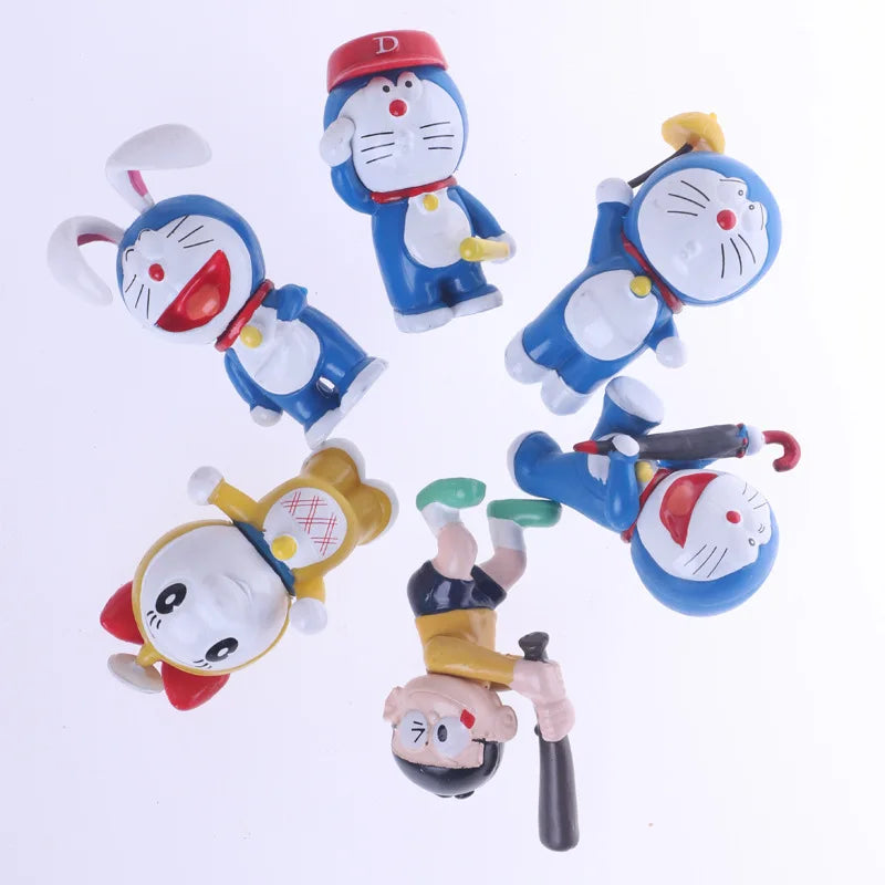 Doraemon Nobita & Shizuka Action Figure Set PVC Toy