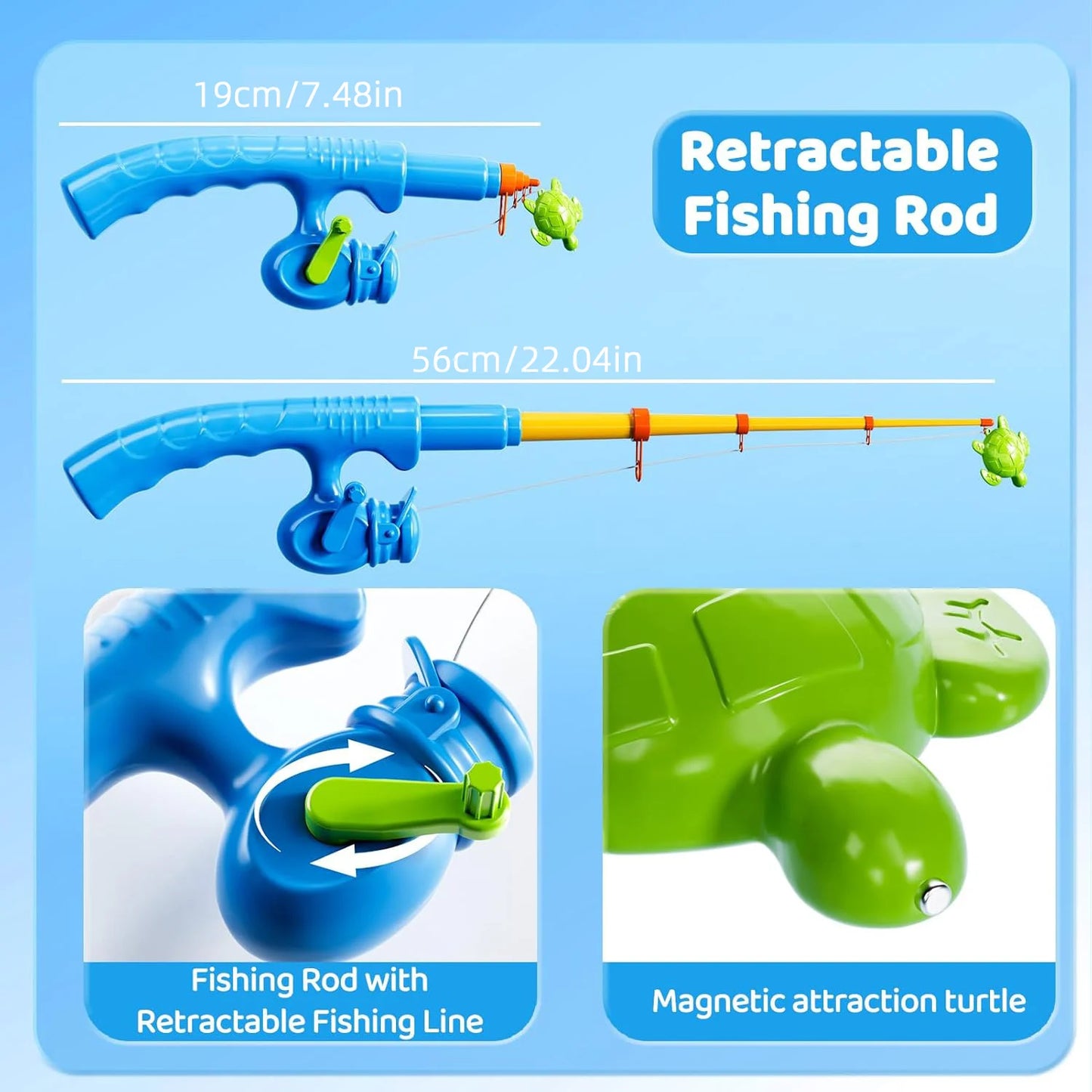 Kids Bath Fishing Toy – Floating Water Game
