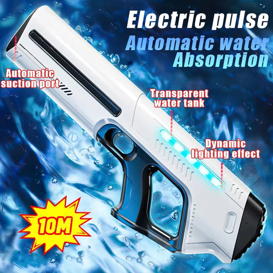 Electric Water Gun Automatic Squirt Blaster Toy