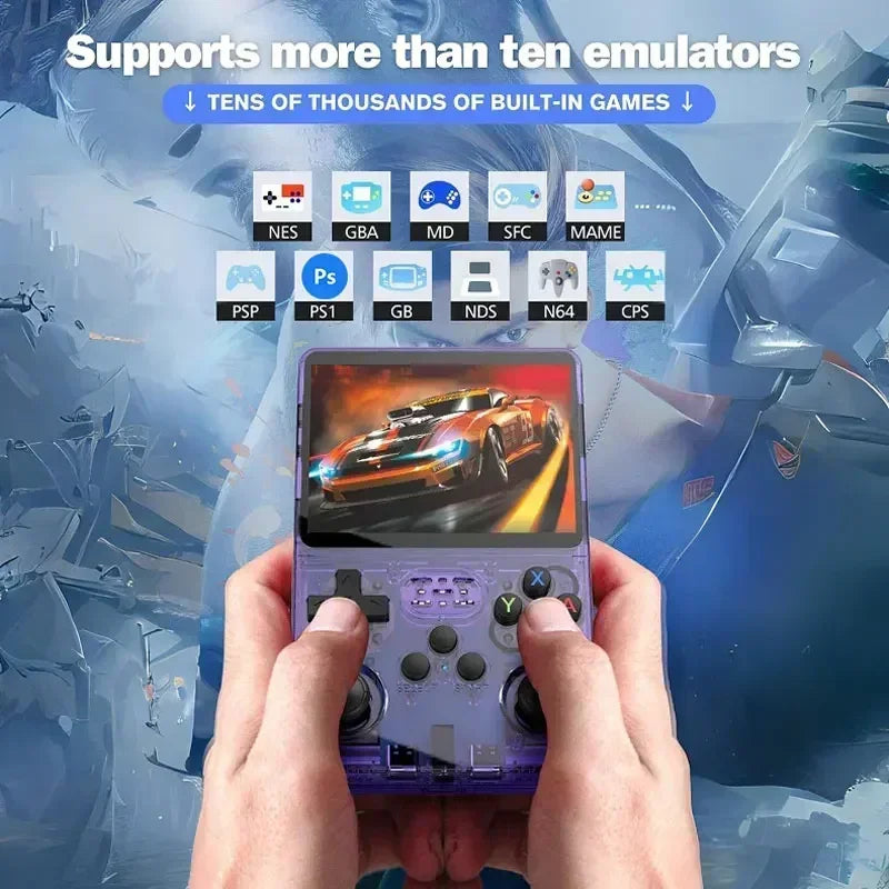 R36S Retro Handheld Game Console Toy – 3.5" IPS 128G