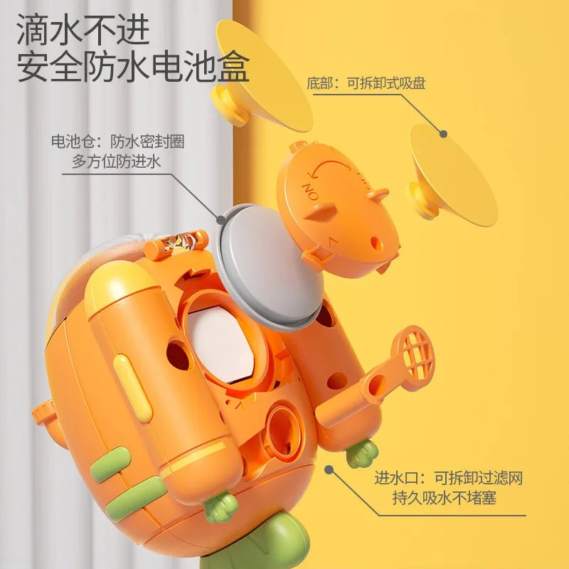 Radish Submarine Bath Toy – Electric Water Play
