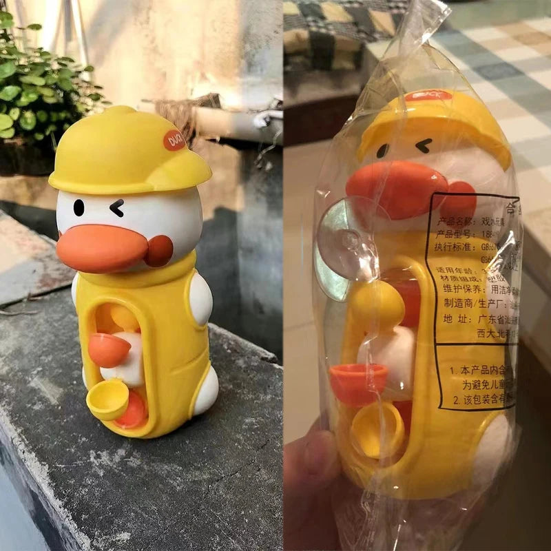 Baby Bath Toy – Duck & Elephant Water Spinner