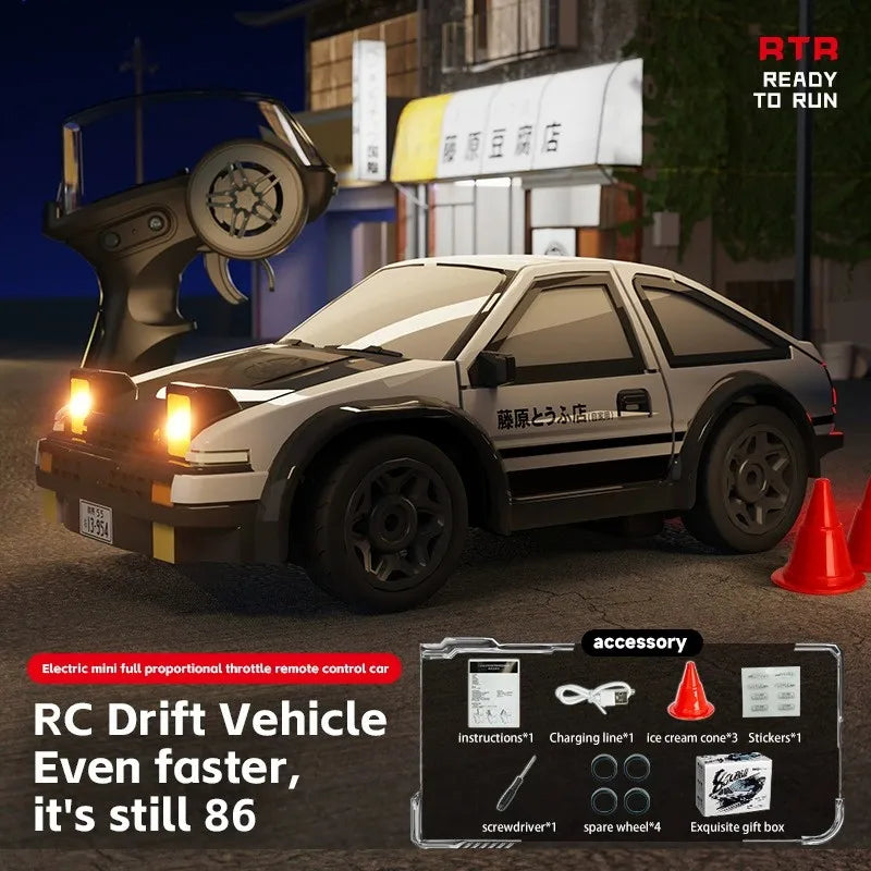 1:64 RC Drift Car – Mini High-Speed Remote Control Toy